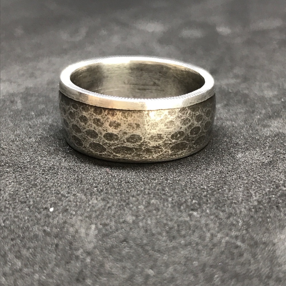 Silver Golf Ball Marker Ring size 11